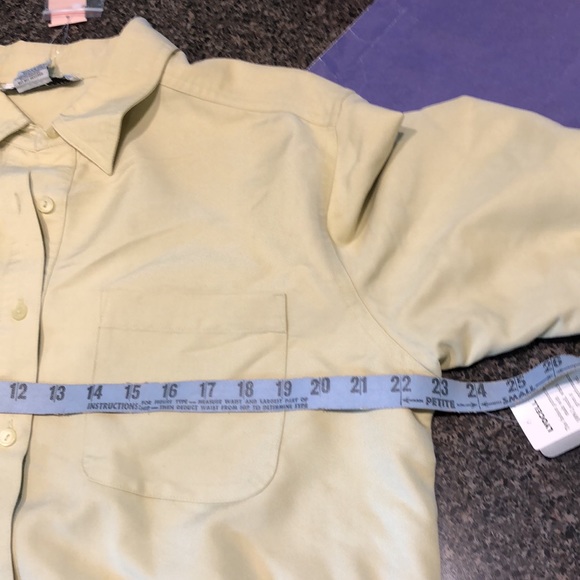 NWT Dana Gibson Leisure Pant Suit Button up Top Drawstring Waist Pants Large - Picture 8 of 12